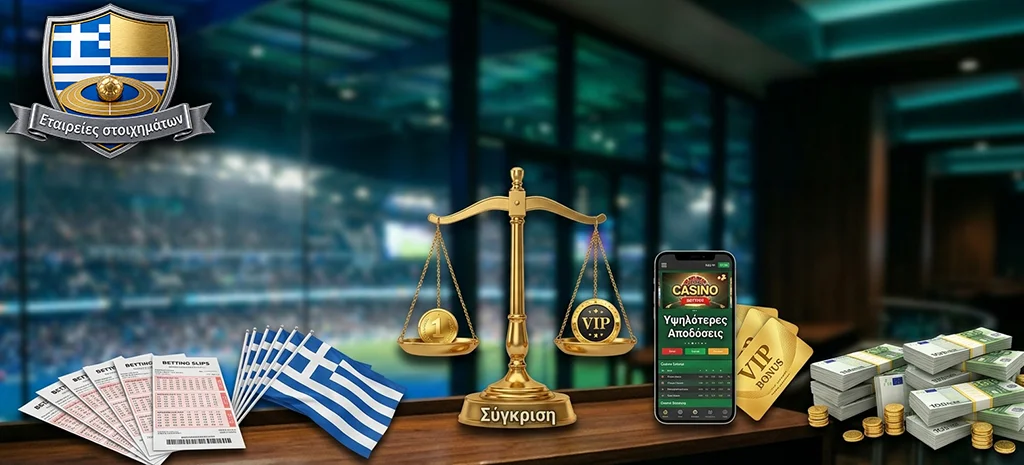 Σύγκριση αποδόσεων ορίων και προσφορών μεταξύ εγχώριων και ξένων εταιριών από τις Εταιρείες στοιχημάτων